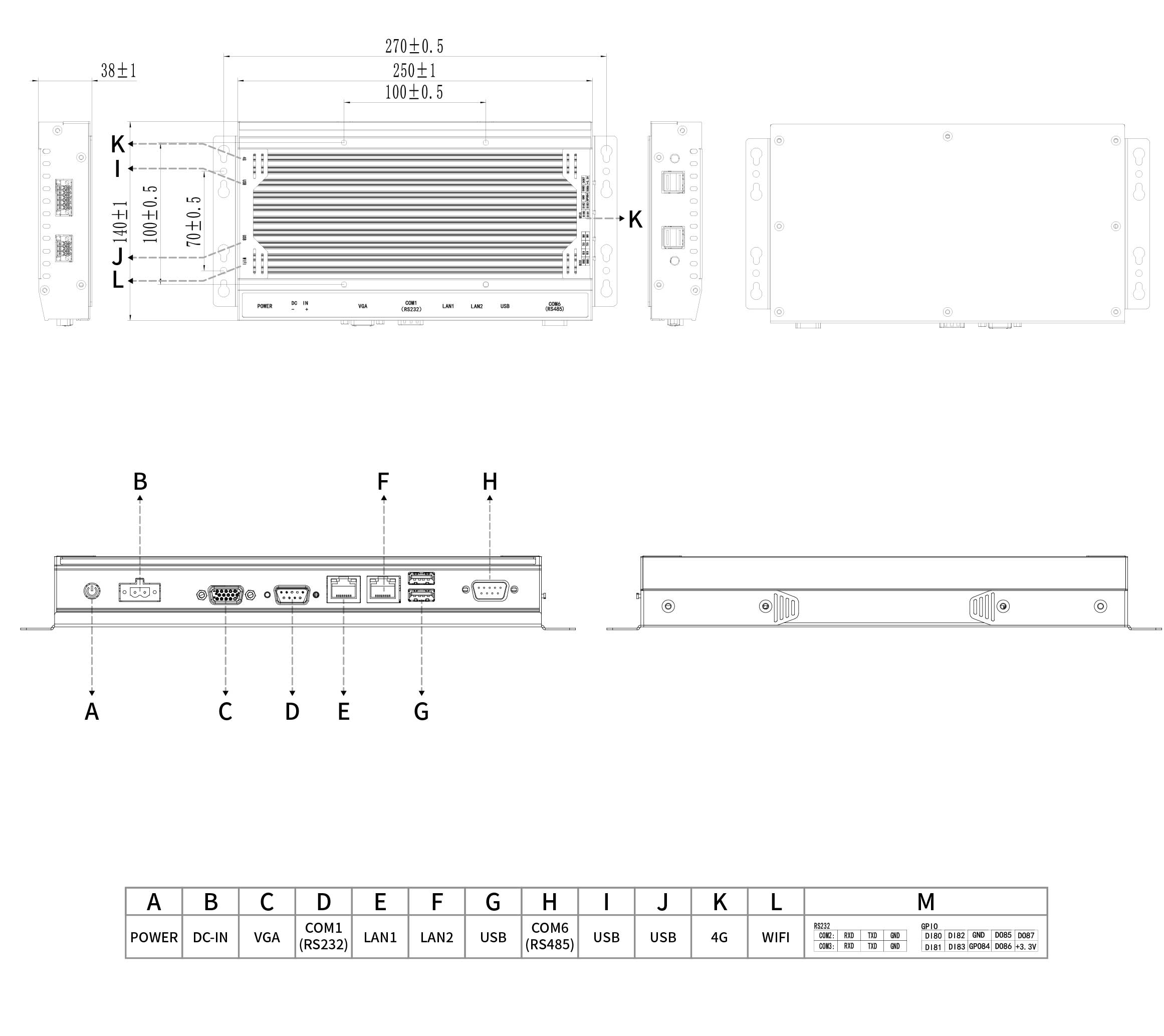 BOX-2100工程圖紙